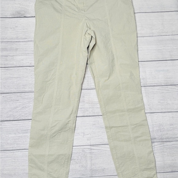 Annette Gortz Womens‎ Trousers Pants Size 40 Tan Khaki Slim Leg Stretch Designer - Picture 2 of 6